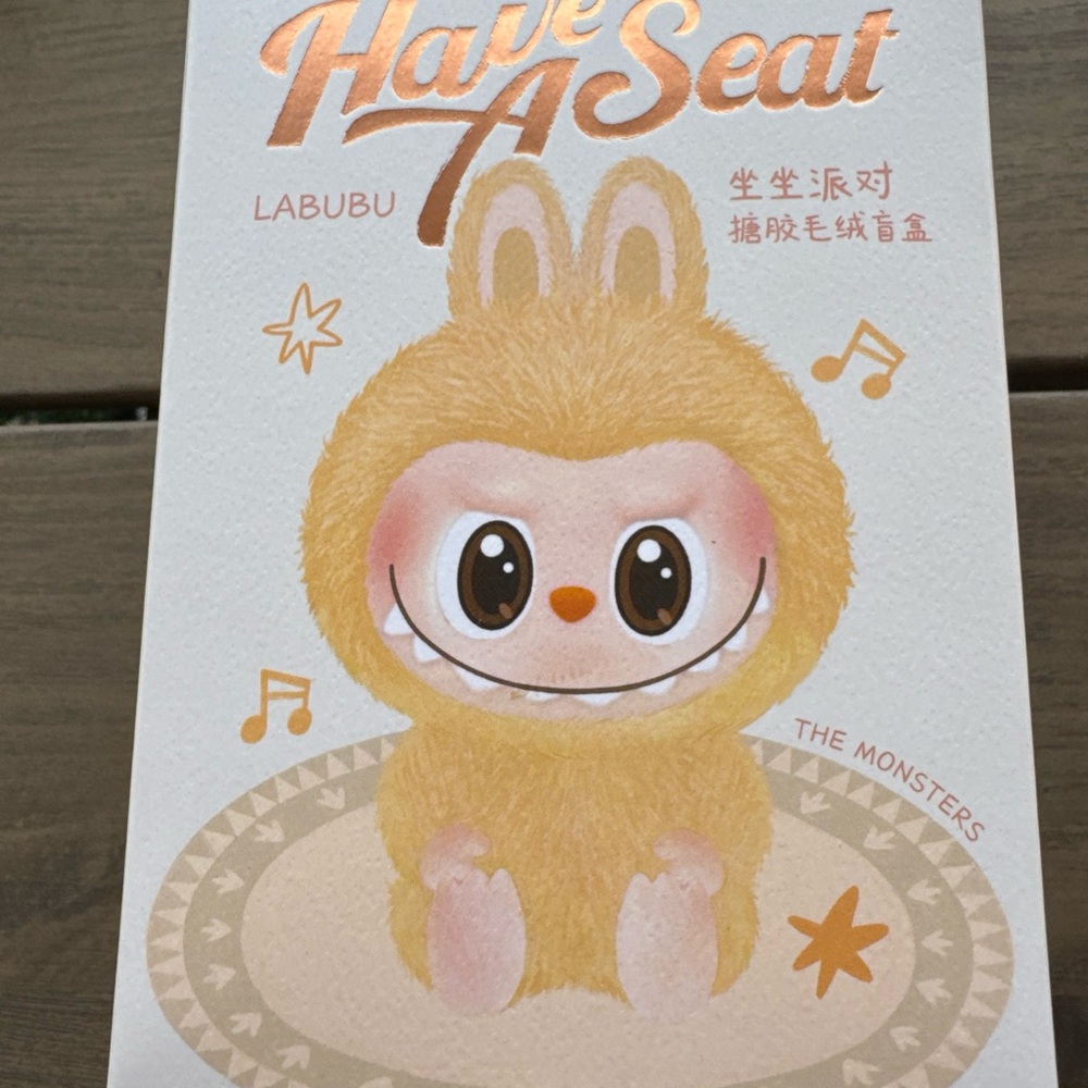 Labubu The Monsters Plush Toy - Tan